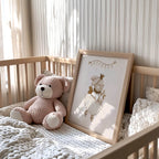 Rabbit with Magic Wand – Whimsical Woodland Wall Art