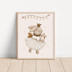 Rabbit with Magic Wand – Whimsical Woodland Wall Art