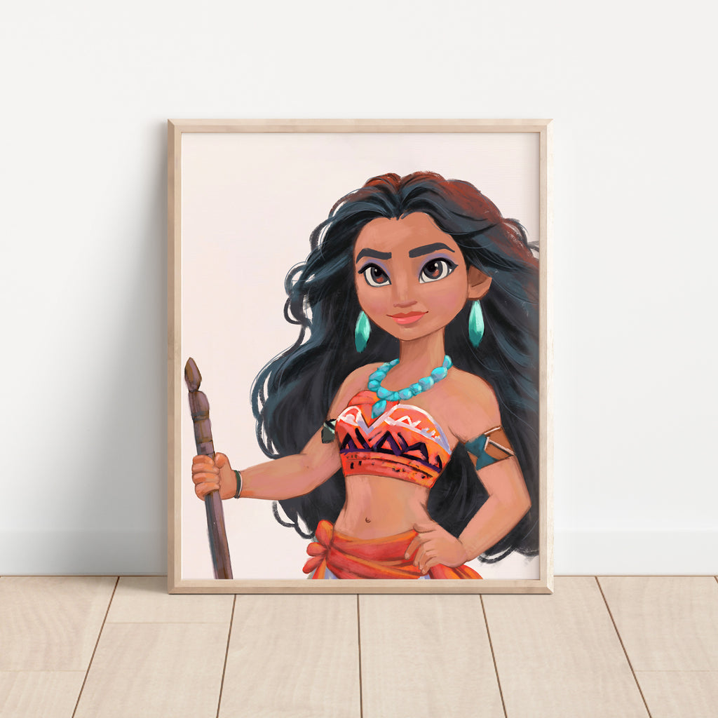 Fairytale Princess Wall Art Print (Unframed)