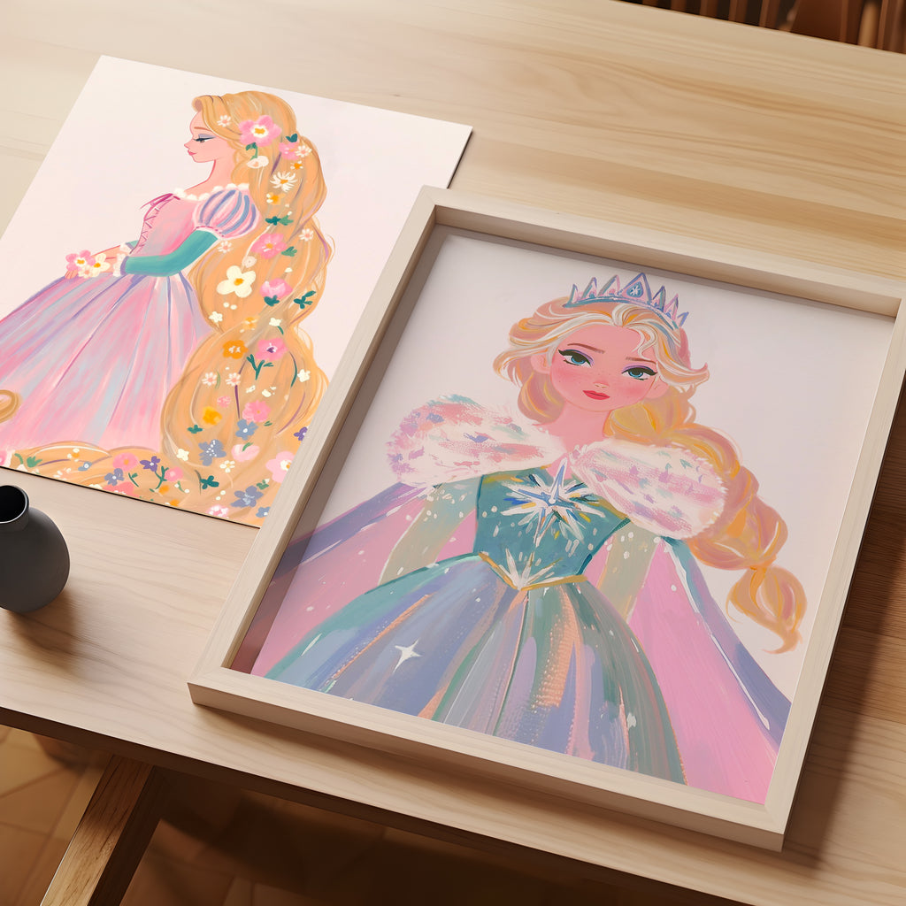 Fairytale Princess Wall Art Print (Unframed)