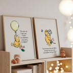 Classic Winnie-the-Pooh Inspired Nursery Wall Art – Set of 3