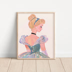 Fairytale Princess Wall Art Print (Unframed)