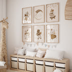 Whimsical Woodland Magic Wall Art – Set of 6